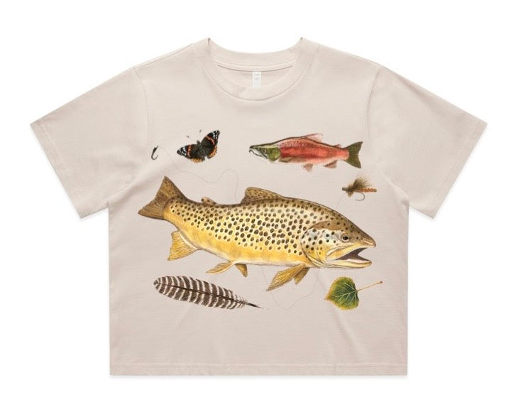 Brown Trout Crop Tee