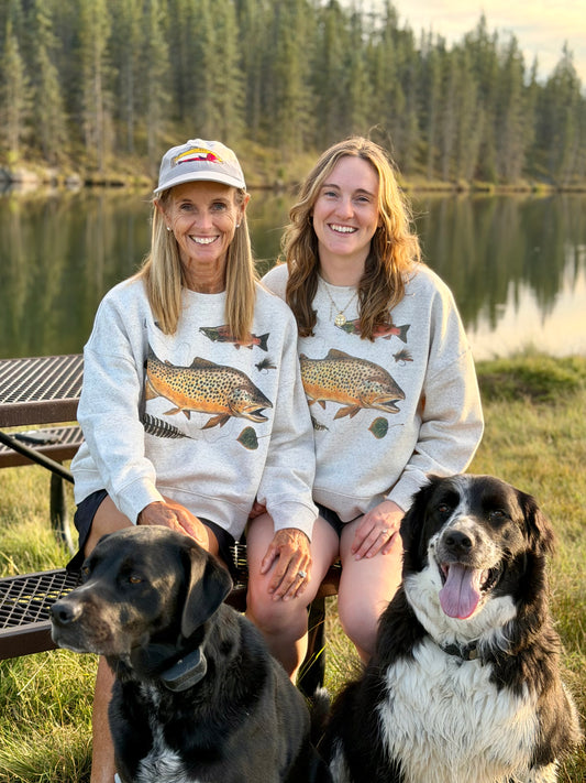 Women’s Brown Trout Sweatshirt