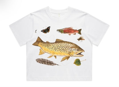 Brown Trout Crop Tee