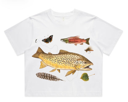 Brown Trout Crop Tee