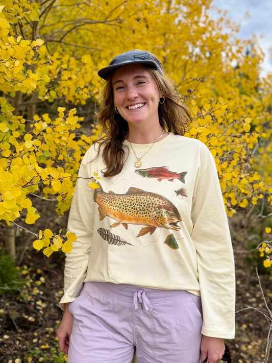 Women’s Brown Trout Long Sleeve