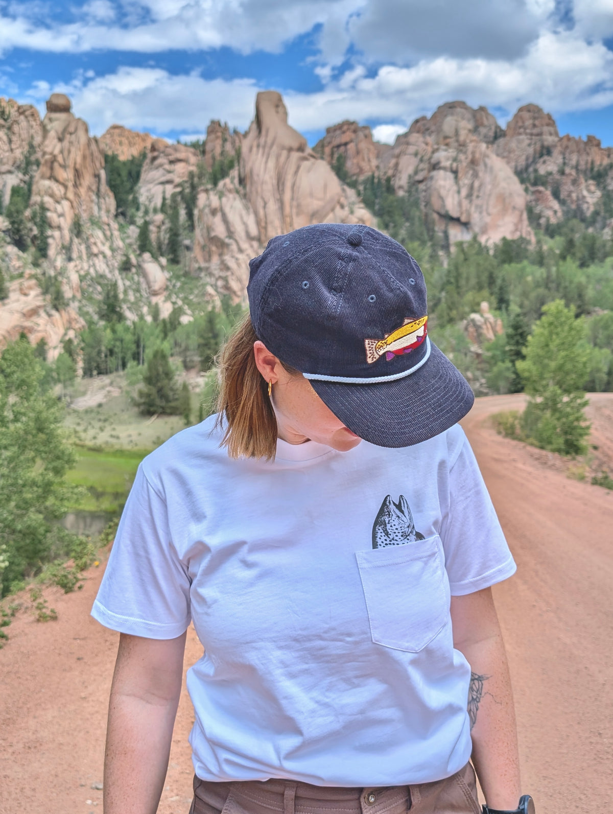 Pocket Brown Tee